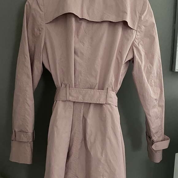 Tahari blush pink ladies spring  trench coat - Picture 2 of 2